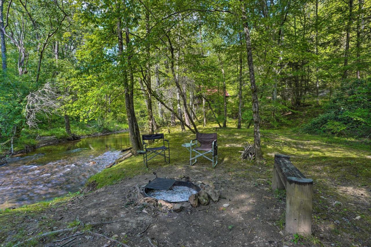 Cozy Tellico Plains Cabin With Large Mountain Creek! Εξωτερικό φωτογραφία