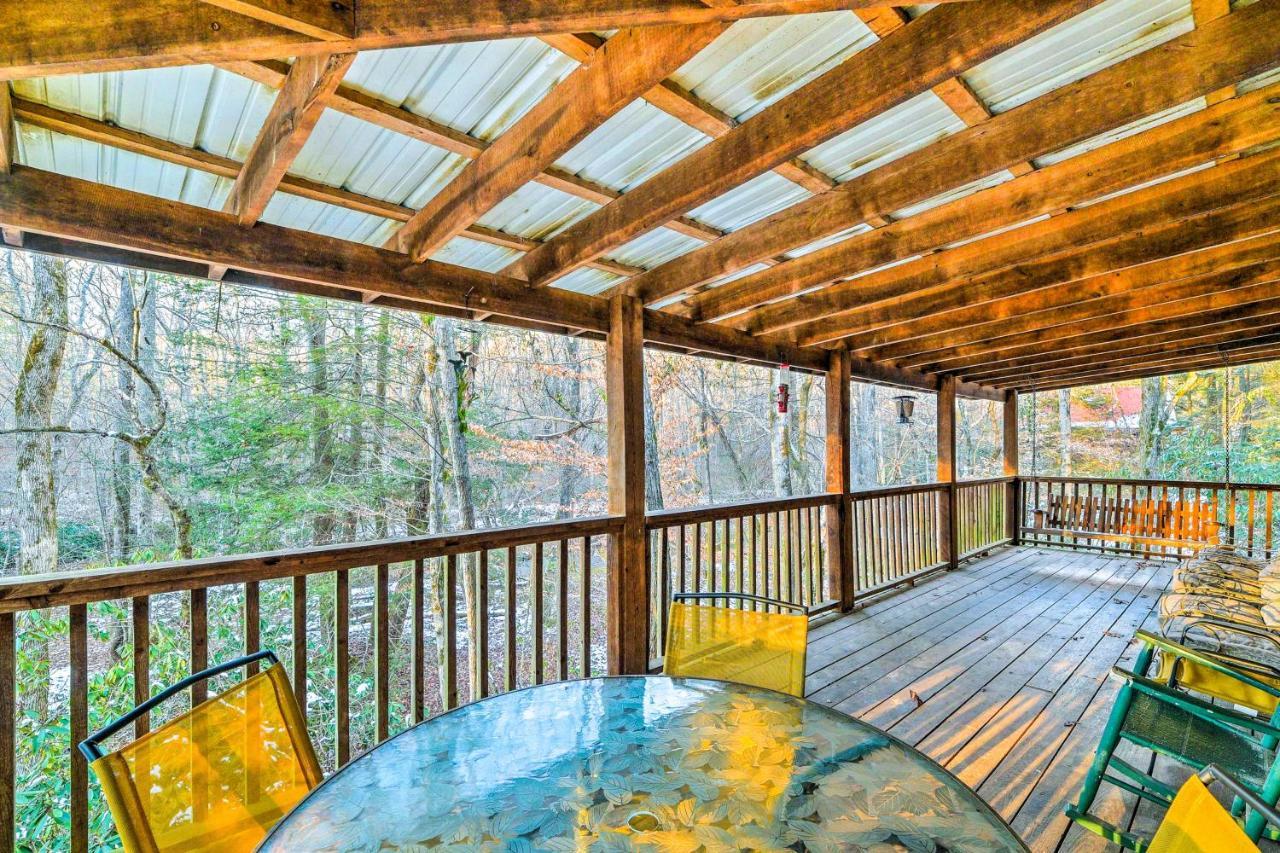 Cozy Tellico Plains Cabin With Large Mountain Creek! Εξωτερικό φωτογραφία